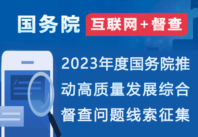 2023年度國務院推動高質量發展綜合督查問題線索征